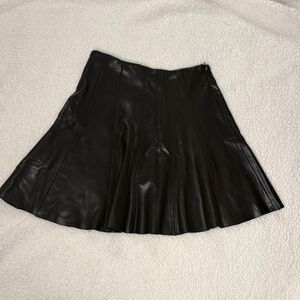 Zara Black A-Line Skirt